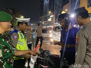 Bundaran Waru Mulai Disekat, Pemotor Berknalpot Brong Ditertibkan