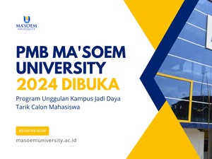 Penerimaan Mahasiswa Baru Dibuka, Ini Program Unggulan Masoem University