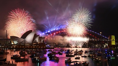 Meriahnya Pesta Kembang Api Pergantian Tahun 2024 di Australia