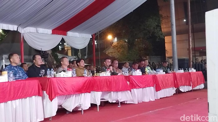 Pangdam I/BB Mayjen Mochammad Hasan saat melaporkan kedatangan Rohingya di Sumut. (Finta Rahyuni/detikSumut)