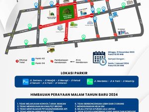5 Jalan di Kota Blitar Ditutup Total saat Malam Tahun Baru