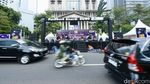 Persiapan Panggung Hiburan Tahun Baru di Sudirman-Thamrin