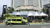 Panggung utama akan berada di Bundaran Hotel Indonesia.