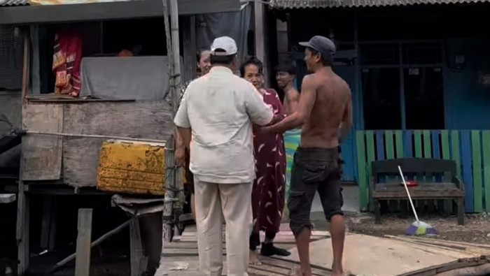 Prabowo Subianto di Cilincing Jakut