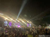 Suasana Kepadatan Malam Tahun Baru di Medan