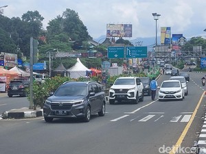 Polisi: 22 Ribu Kendaraan Masuk Puncak, Volume Turun Dibanding Kemarin