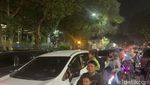 Suasana Kepadatan Malam Tahun Baru di Medan
