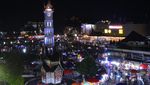 Suasana Malam Tahun Baru di Bukittinggi