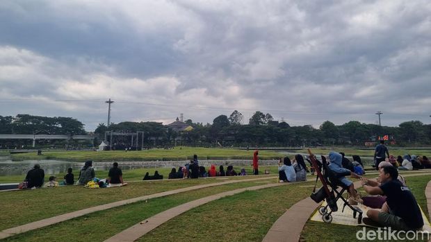 Suasana TMII di akhir tahun 2023