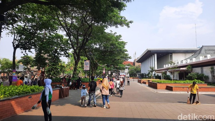 Suasana TMII menjelang pergantian tahun (Annisa Aulia Rahim/detikcom)