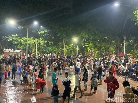 tahun baru di Taman Bungkul