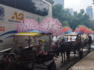 Cerita Kusir Raup Cuan 3 Kali Lipat Narik Delman di Awal Tahun Baru 2024