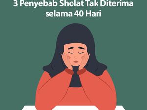 3 Penyebab Sholat Tak Diterima selama 40 Hari