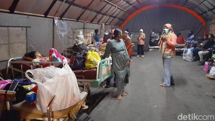 Kondisi di RSUD Sumedang pascagempa Senin 1 Januari 2024