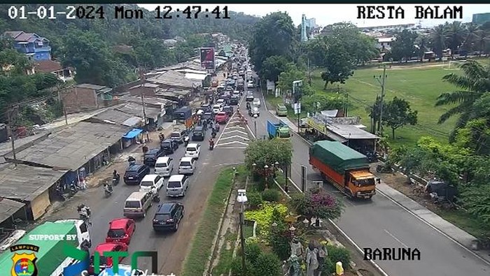 Kondisi lalu lintas di Bandar Lampung