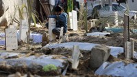 Pada Minggu (31/12/2023), Kementerian Kesehatan di Gaza mengatakan setidaknya 21.822 orang telah tewas di wilayah Palestina sejak perang dengan Israel meletus pada 7 Oktober. AP Photo/Mohammed Hajjar. 