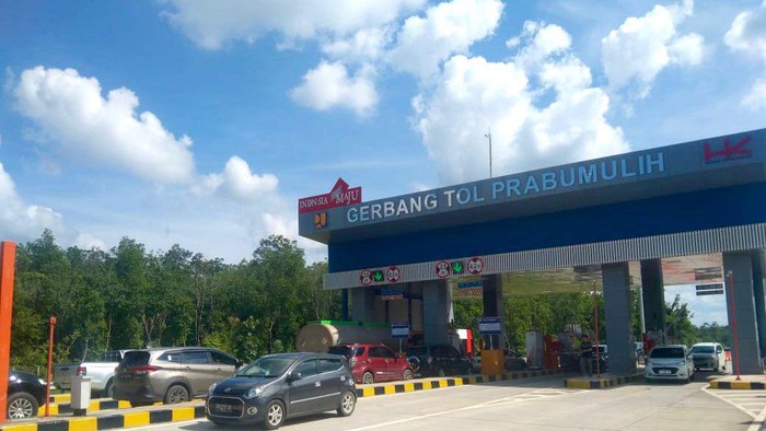 Lalu lintas Gerbang Tol Prabumulih