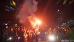 Potret Kemeriahan Malam Pergantian Tahun di Kota Surabaya