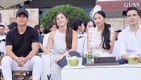 Kedekatan Pangeran Mateen dan Anisha juga terlihat dalam acara royal polo kerajaan Brunei Darussalam. Mereka menonton sambil ditemani air kelapa. Foto: Instagram support.anishaik