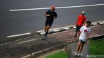 Semangat Warga Berolahraga Sambut Awal 2024