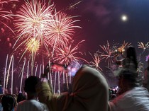 Semarak Pesta Kembang Api di Ancol