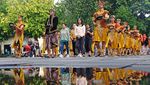 Tari Soreng Sambut Wisatawan Pertama 2024 di Borobudur