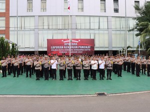 78 Anggota Polresta Bandara Soekarno-Hatta Naik Pangkat