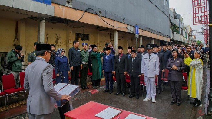 Bima Arya lantik pejabat baru di Jalan Pedati Bogor. (Dok. Istimewa)