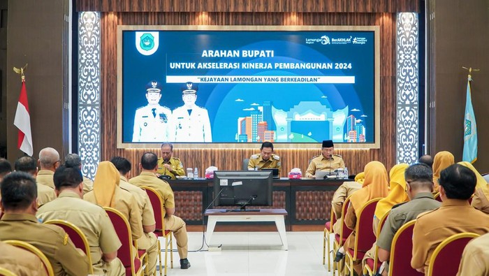 Bupati Lamongan Tekankan Penajaman Visi saat Pimpin Rapat Awal Tahun 2024