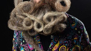 Bagi banyak peserta, dibutuhkan waktu bertahun-tahun untuk menyempurnakan penampilan mereka, dan kepuasan atas apa yang telah mereka capai terlihat jelas di wajah mereka yang ditata dengan cermat.Foto: Nationalbeardchampionships