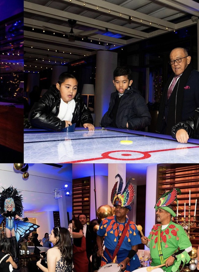 Malam pergantian tahun keluarga besar Bakrie penuh keglamoran. Mereka merayakannya di sebuah hotel mewah di Los Angeles, California, AS, pada Minggu (31/12/2023). Tentu Nia Ramadhani tak melewatkan momen tersebut dengan penampilan yang biasa. (Foto: Instagram/@ramadhaniabakrie)