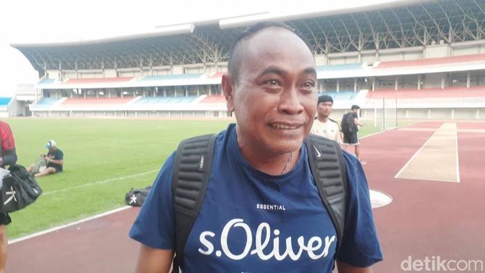 Kas Hartadi saat ditemui di Stadion Mandala Krida, Jogja, Selasa (2/1/2024).