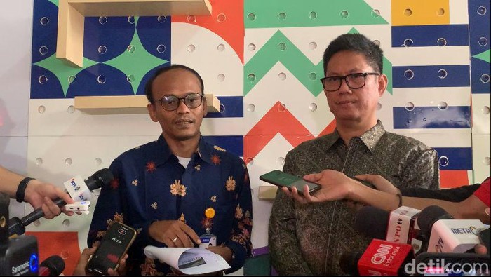 Koordinator Penanganan Pelanggaran Data dan Informasi Bawaslu Jakpus, Dimas Trianto Putro kepada wartawan di Bawaslu Jakarta Pusat, Selasa (2/1/2024).