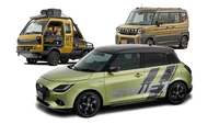 Mobil-mobil modifikasi Suzuki ini bakal ditampilkan pada ajang Tokyo Auto Salon 2023 yang digelar pada 12-14 Januari. Foto: Dok. Suzuki