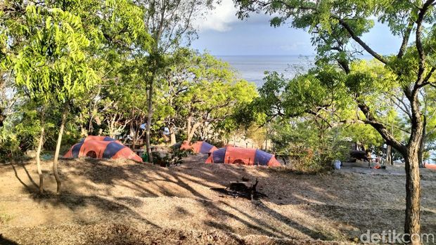 Pantai Virgin, Karangasem, Bali. (Anastasya Evlynda Berek/detikBali)