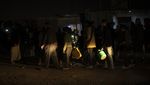 Potret Pilu Malam Pergantian Tahun di Gaza Palestina