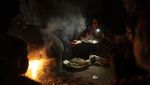 Potret Pilu Malam Pergantian Tahun di Gaza Palestina