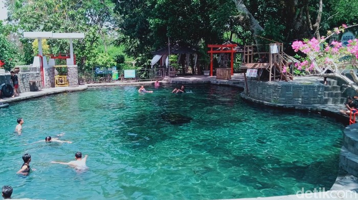 Objek wisata Umbul Besuki, Kecamatan Polanharjo, Klaten.