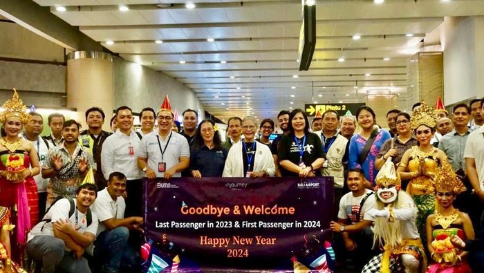 Wisman pertama 2024 di Bali