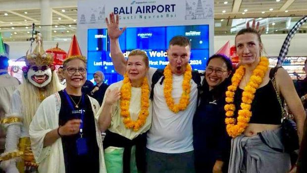 Wisman pertama 2024 di Bali