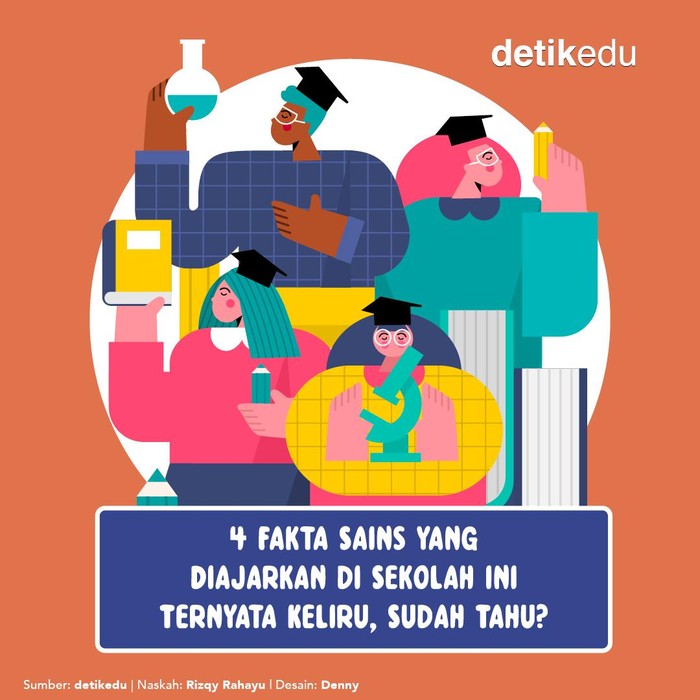 4 Fakta sains yang diajarkan di sekolah ini ternyata keliru