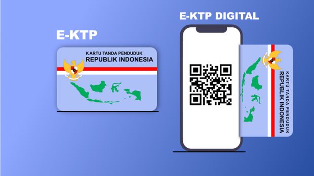 Aplikasi KTP digital atau Identitas Kependudukan Digital (IKD) wajib dimiliki masyarakat Indonesia.