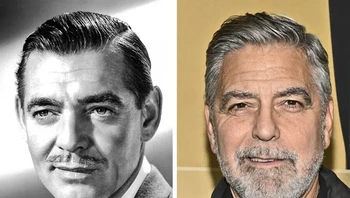 Clark Gable dan George Clooney. Foto: Brightside