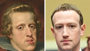 Raja Philip IV dari Spanyol dan Mark Zuckerberg. Foto: Brightside