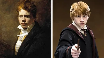 Artis Sir David Wilkie dan Rupert Grint sebagai Ron Weasley. Foto: Brightside