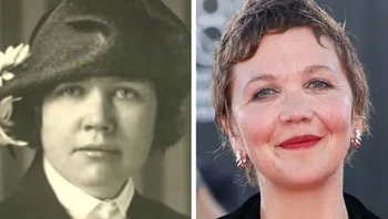 Penulis Amerika Rose Wilder Lane dan Maggie Gyllenhaal. Foto: Brightside