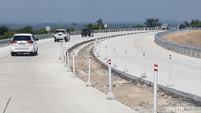 Jalur fungsional tol Solo-Jogja di Boyolali saat momen Nataru.