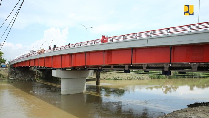 Jembatan hasil perbaikan Kementerian PUPR