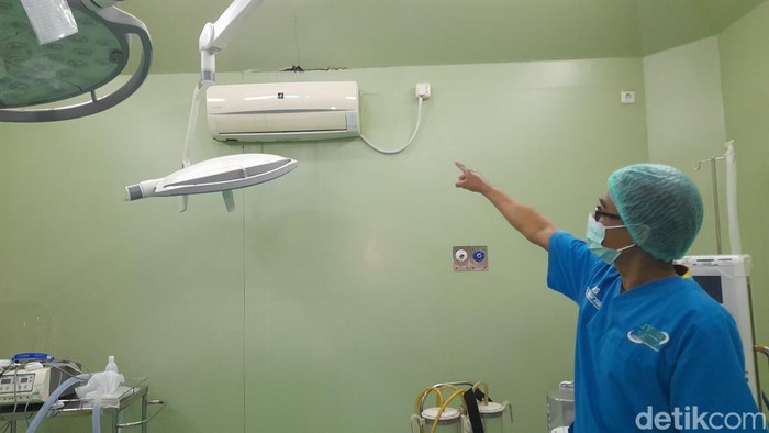 Kerusakan di RSUD Sumedang dampak gempa