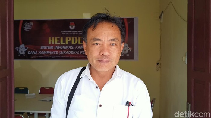 Ketua KPU Toraja Utara Jan Hery Pakan.